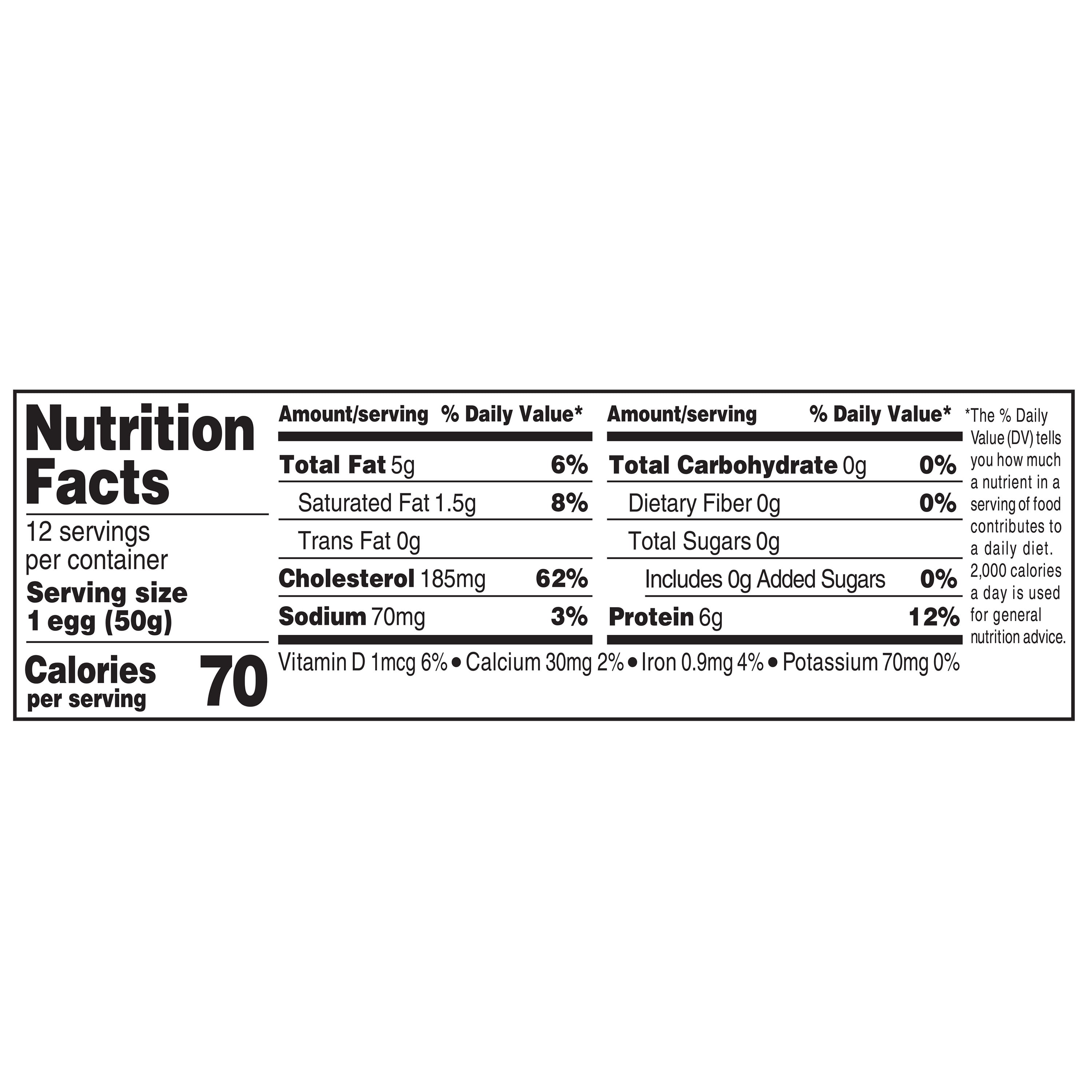 Marketside Large Cage-Free Brown Eggs, 12 Count