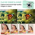 thumbnail image 2 of Melcam 1080P Digital Camera 16X Digital Zoom Compact Point and Shoot Camera Portable Small Camera Starter Camera for Teens Students Boys Girls Seniors(Green), 2 of 7