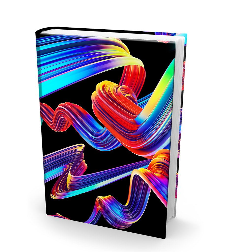 Book Sox Stretchable Jumbo Book Covers, Ultra Prints 6 Piece Bundle