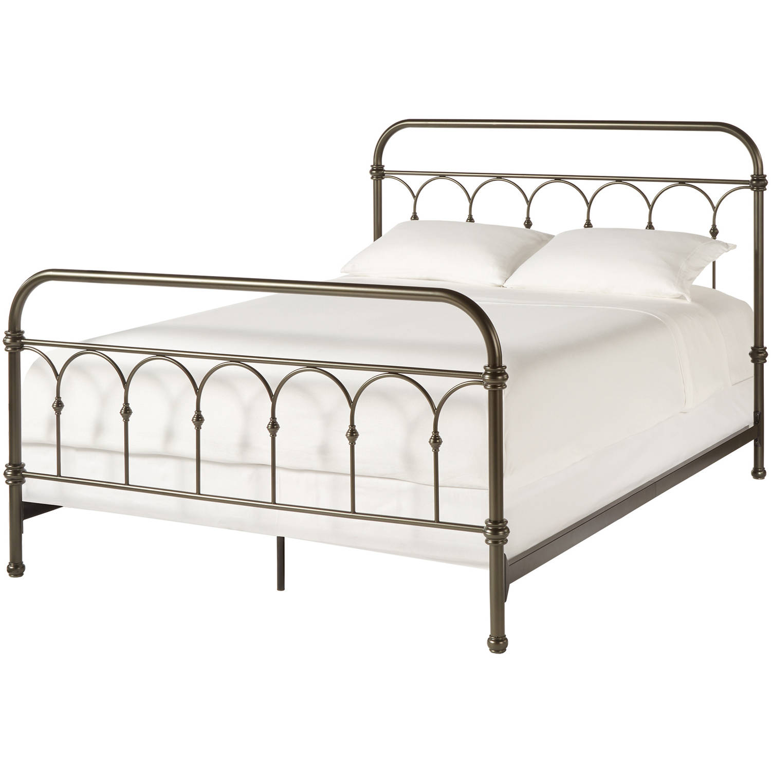 Chelsea Lane Abingdon Classic Metal Queen Bed, Dark Bronze - Walmart.com