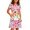 Pink, variant on Rggeeun Child Girls Dresses Cartoon Animal Print Short Sleeve Crew Neck A Line Flowy Loose with Ruched Ruffle Knee Length for Summer Everyday Wear Adorable Sundress,Blue,9-10 Years