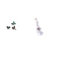 thumbnail image 6 of 4 Pieces Wooden Bird Desk Figurine Nordic Lady Statue Multicolor Material for Living Room Farmhouse Mantel, 6 of 8
