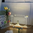 thumbnail image 3 of SUTENGDA LED Note Board with Colors for Kids  LED Acrylic Message Board for Kids Light LED Drawing Board Light up with Stand Glow Memo Note Message Board, 3 of 6