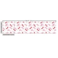 thumbnail image 2 of Ambesonne Fashion Fabric by the Yard Upholstery, Fashion High Heels Flowers, 1 Yard, Red White, 2 of 4