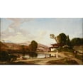 thumbnail image 3 of Alexandre-Gabriel Decamps 14x10 Black Modern Framed Museum Art Print Titled - Souvenir of Turkey of Asia (Surroundings of Smyrne) (1840), 3 of 5