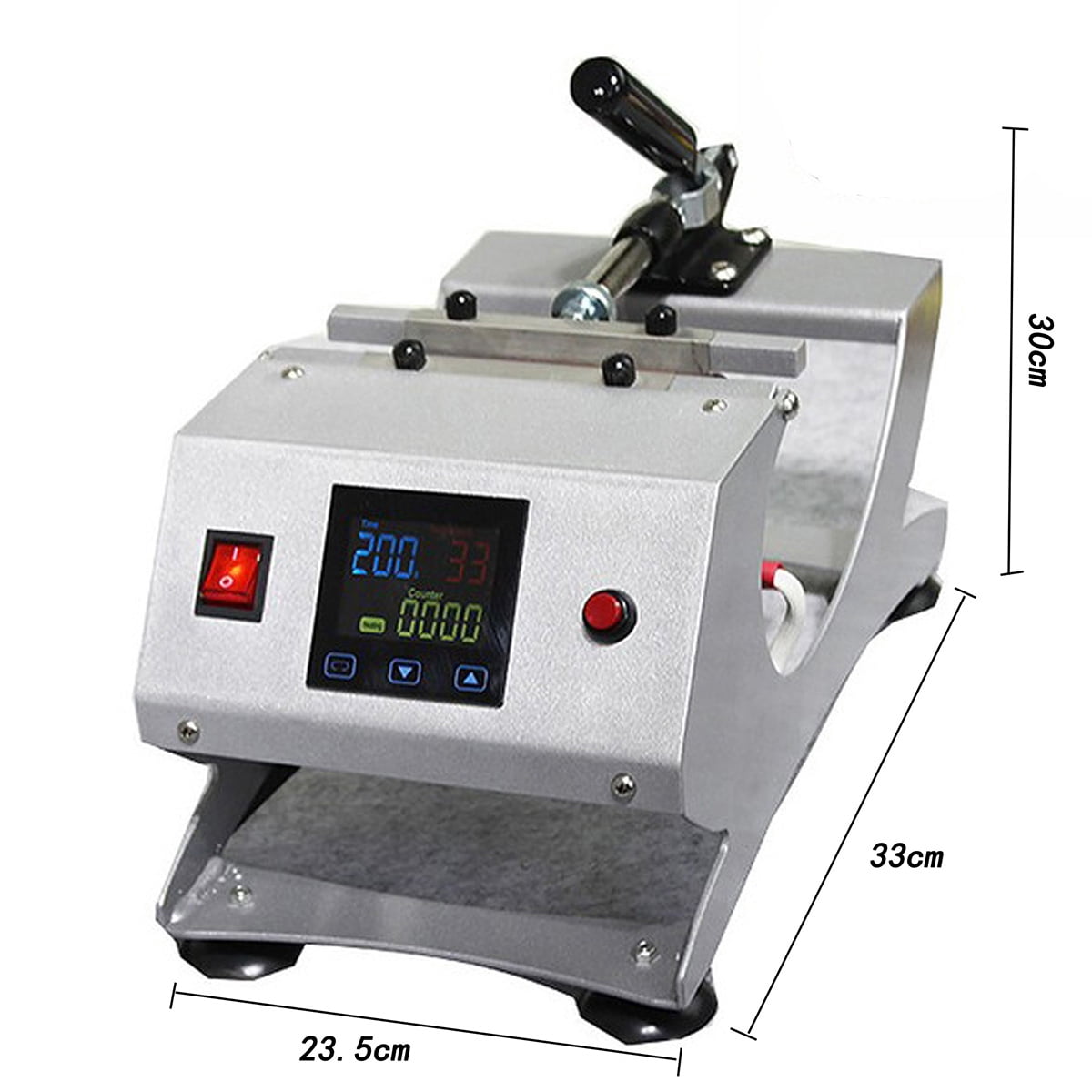INTSUPERMAI 3 in 1 Sublimation Mug Heat Press Transfer Machine for Mug DIY Craft