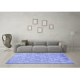 thumbnail image 3 of Ahgly Company Indoor Rectangle Persian Blue Traditional Area Rugs, 7' x 10', 3 of 4