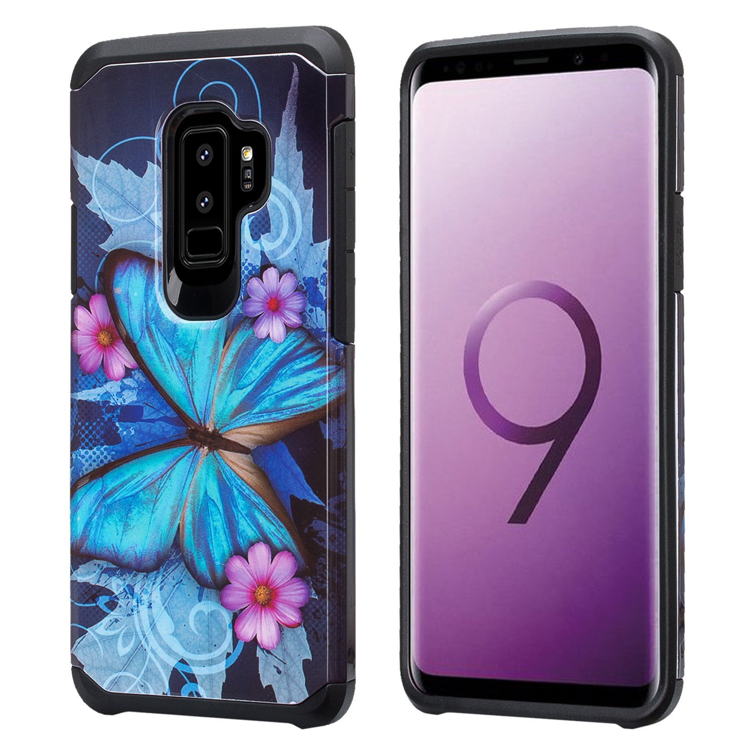 Galaxy S9 Case, Samsung Galaxy S9 Case with HD Screen Protector [Dual