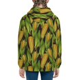 thumbnail image 6 of Pofeuu Corn 2 Print Teenage Zipper Hoodie Sweatshirts Hooded Casual Jackets With Pocket For Boys Girls-Small, 6 of 6