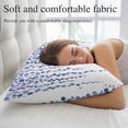thumbnail image 5 of Navy Blue Polka Dots Throw Pillow Covers, Vintage Abstract Art Watercolor Soft Breathable Pillow Cases with Invisible Zipper for Sleeping, Small Pillowcases for Couch Bed Sofa Chair 16x24 Inches, 5 of 9