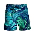 thumbnail image 5 of Men's Hawaii Printed Shorts Drawstring Elastic Waist Casual Loose Boardshorts Summer 2024 Fashion Beachwear Multicolor,XXL, 5 of 5