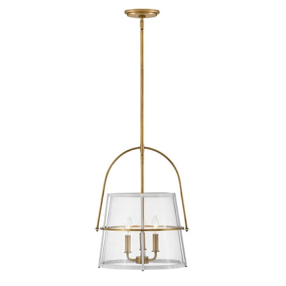 Hinkley Lighting - Tournon - 15W 3 LED Medium Pendant In Mid-Century Modern