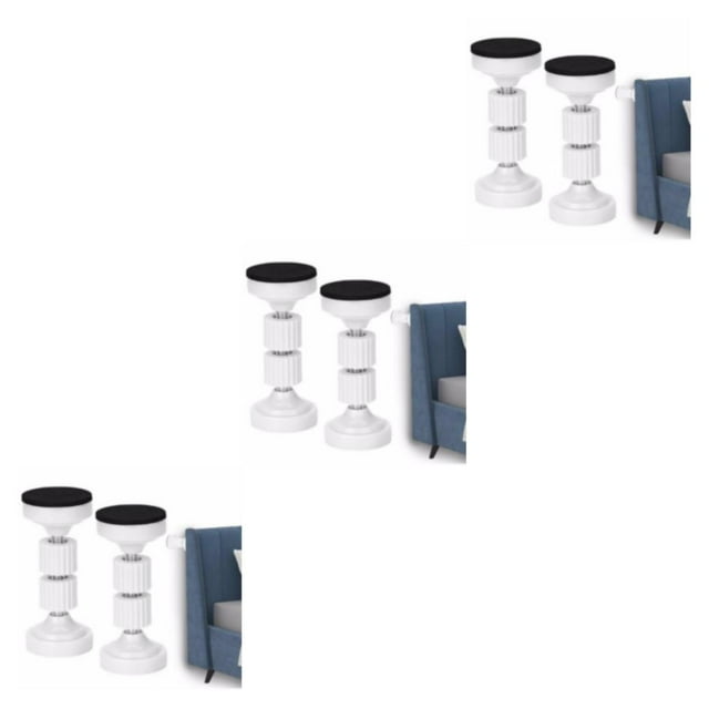 kurtrusly 2pcs/set Adjustable Headboard Stopper For Various Bed Frame Sizes Easy Installation Affordable white/7.7-9cm 3Set