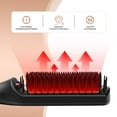 thumbnail image 3 of NICEBAY by SKIMI  Hair Straightening Brush, Gold Ionic Hair Straightener Comb, Ceramic Coating, 3 of 8