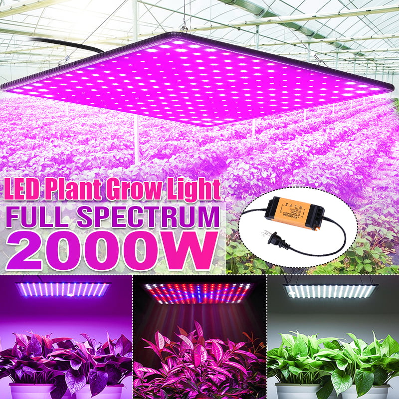 28W-200W LED Grow Light Full Spectrum Indoor Planting Veg Flower Panel Lamp Bulb