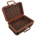 thumbnail image 1 of Retro Handwoven Storage Box with Picnic Basket Design for Creative Storage U, 1 of 5