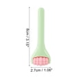 thumbnail image 2 of 1 Pc Rodillo de Ojos Portátil para Mujeres para Salón de Belleza Vacaciones Baño Viaje ABS Silicona Verde Claro, 2 of 3