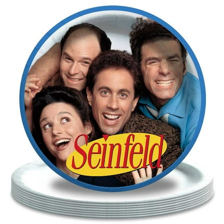 Seinfeld Plates Party Supplies Birthday Dinnerware Decorations Tableware Disposable 16pcs