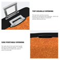 thumbnail image 6 of Wukai Orange Glitter Elastic Luggage Cover: Personalized Protection for Your Suitcase - Fits 19~29-inch, Washable & Durable Travel Companion-Large, 6 of 8
