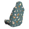 thumbnail image 2 of Wukai Farm Animal Full Set Car Seat Covers with Soft Padding Universal Auto Front Seats Protector and Cushion Mat, 2 of 5