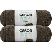 (Pack of 2) Caron Simply Soft Tweeds Yarn-Taupe