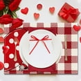 thumbnail image 5 of Decoraciones para San Valentín, adornos para San Valentín, regalos para San Valentín, manteles individuales con temática de San Valentín, manteles individuales para decoración de fiestas, manteles ind, 5 of 5