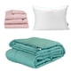 thumbnail image 1 of Edredón Individual DICASA Verde + Sábanas Royal + Almohada Royal, 1 of 7