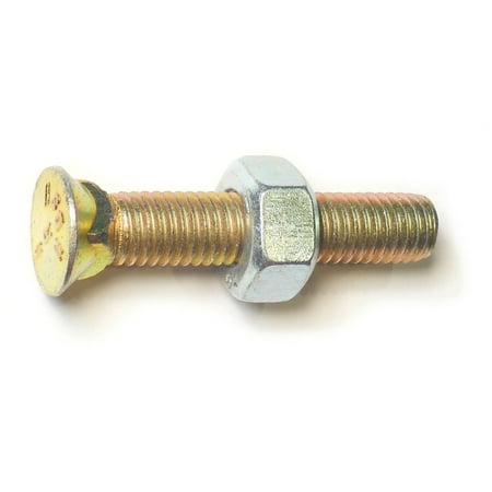 

1/2 -13 x 2-3/4 Zinc Plated Grade 8 Repair Head Plow Bolts (48 pcs)