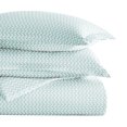thumbnail image 4 of Duvet Cover Set - Ultra Soft & Breathable - Light Blue Chevron for Queen Size Bedding by Comfort Canopy, 4 of 15