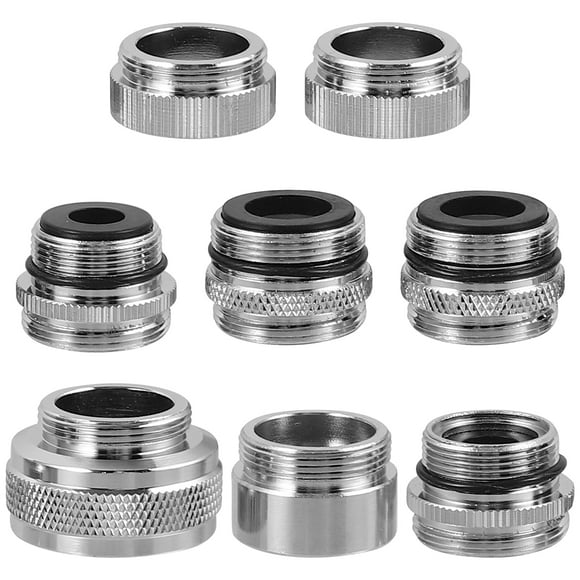 KAKOWELY 8pcs Aerator Adapter Set Kitchen Faucet To Hose Adapters Faucet Adapters Converters for Kitchen Faucet,1.18"X0.39"X0.71"