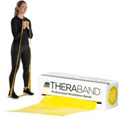 THERABAND Exercise Resistance Band Yellow X-Light Resistance 5 x 6 Yd 10-1000, 1 Each