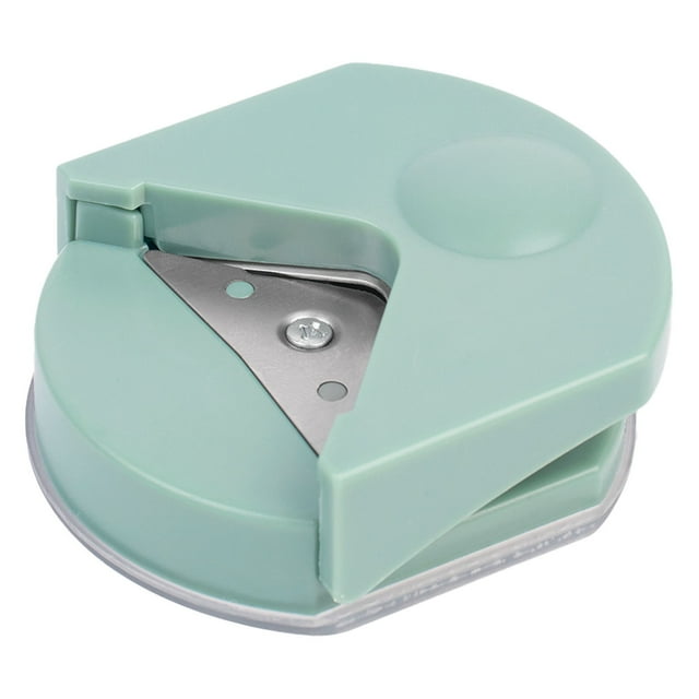 pdqouc Green Multi-Purpose Corner Shaping Device for Paper Projects, Handy Tool for Smoothing Edges of Cards and Albums, Accessory for Handmade Craft and DIY Creation