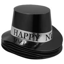 LOLIPPYY 6-Pack Happy New Year Paper Hats for Adults, Stylish and Comfortable Party Supplies
