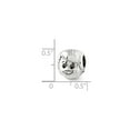 thumbnail image 2 of FB Jewels Sterling Silver Reflections Little Boy's Head Bead, 2 of 2