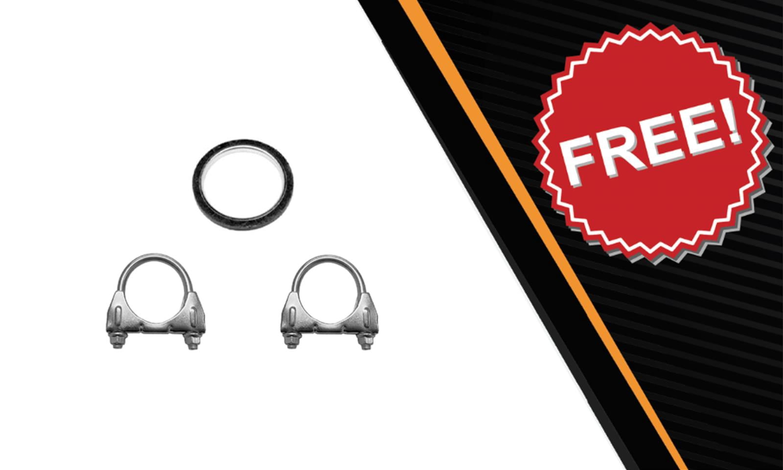 Stainless Steel Cat-Back Exhaust System Kit for 2004-2008 Ford Ranger 3.0L - Direct Fit