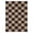 Brown/Black, variant on HIWEAVER Brown/Black 2' x 8' Easy Jute Runner for Kitchen Non Slip Stain Resistant Checkered Indoor Outdoor Throw Carpet Non Shedding Modern Geometric Mat for Hallway Outdoor Patio Rug