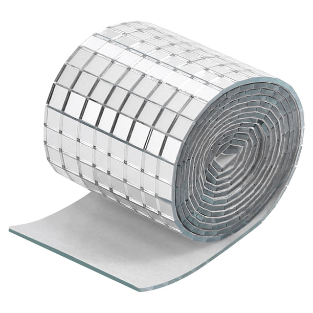 WASHWEPE Azulejos Cuadrados De Espejo Adhesivos Para Manualidades Y De Hogar