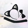 thumbnail image 4 of Disfraz infantil de gato de dibujos animados (3 piezas): diadema con orejas y cola para juegos de rol, accesorios de cosplay de animales, accesorios de actuación., 4 of 7