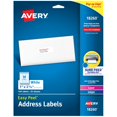 thumbnail image 1 of Etiquetas de dirección imprimibles Avery Easy Peel, 1 x 2.6 pulgadas 750, blancas, 1 of 6