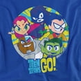 thumbnail image 2 of Teen Titans Go Go Go Group Women's T Shirt, Royal, 2X-Large, 2 of 6