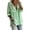 Green,#039, variant on Women's Henley V Neck Linen Blouse Boho Solid Long Sleeve Loose Tunic Tops Casual Comfy Shirt for Summer Vacation,M