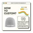 thumbnail image 3 of Custom Beanie Hat for Men, Add Your Photo, Pattern, Name or Text, Customized Winter Gift for Dad, Husband, Son, boyfriend., 3 of 8