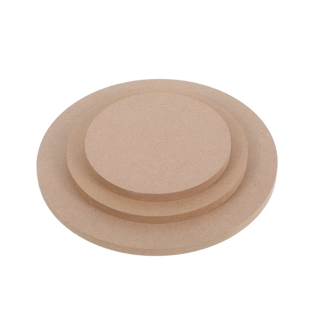 3pcs Wooden Compressed Density Board Pottery Tools Ceramic Slump Molds Smooth Surface Clay Sculpture Boards For Pottery