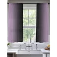 thumbnail image 3 of Sheer Curtains 72 Inches Long, Purple Black Ombre Light Filtering Window Curtains for Living Room/Bedroom, Modern Gradient Abstract Art Rod Pocket Voile Sheer Curtain Drapes, 52"W x 72"L, 2 Panels, 3 of 8