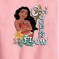 thumbnail image 2 of Disney - Cool Ocean Flow Moana - Toddler & Youth Crewneck Fleece Sweatshirt, 2 of 4