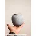 thumbnail image 4 of Serene Spaces Living 7" Gray Stone-Textured Ceramic Vase, 4 of 7