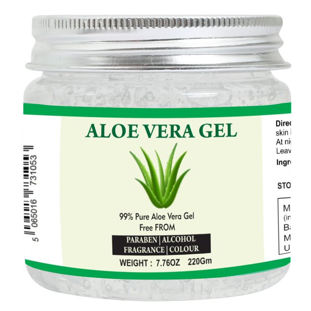 Gel Raslok de aloe vera, 230 ml, hidratante natural, 99% puro