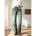 thumbnail image 5 of JOLIP Women's High Waist Flare Jeans, Soft Stretch Bootcut Denim Pants With Embroidered Back Pockets, 5 of 7