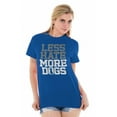 thumbnail image 4 of Less Hate More Dogs Peace Relaxed Pet Men's Graphic T Shirt Tees Brisco Brands X, 4 of 6