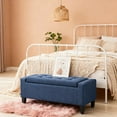thumbnail image 2 of CQSXDA Comfortable Upholstered Storage Ottoman Bench With Lift Top Design And Quality Rubberwood Legs For Your Entryway, 2 of 8
